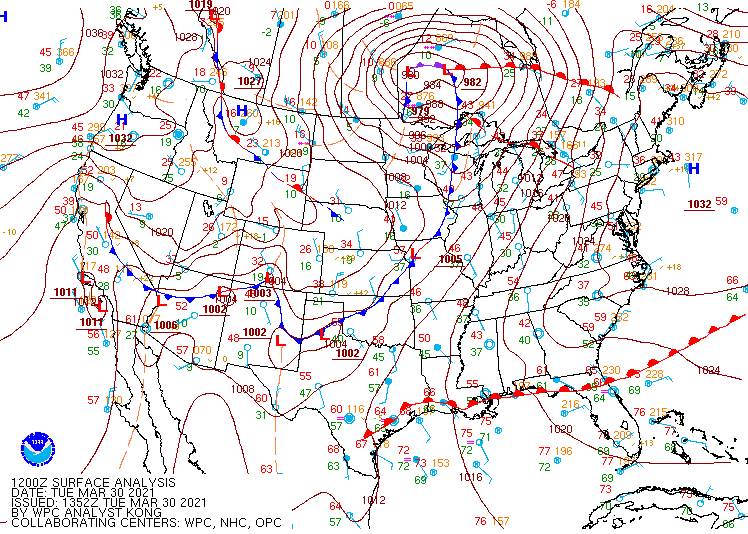 1200Z Surface Analysis